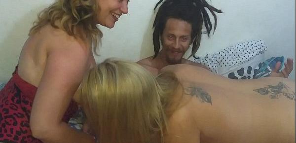  Hippie fazendo teste pra ator pornô ( Fada mel,Melissa Alecxander,Roberto Alecxander)